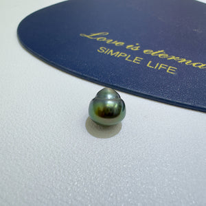 3A Tahitian Baroque Peacock Blue Green Pearl Undrilled