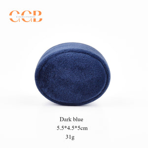 Oval velvet ring box soft velvet jewelry ring box