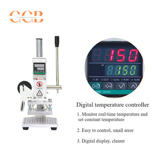 Desktop manual hot stamping machine