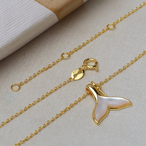 S925 Sterling Silver Mermaid Tail Pearl Setting for Jewelry Making