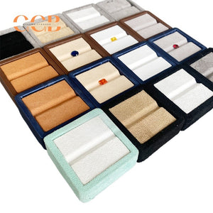 Premium PU Leather Gemstone Tray for Jewelry Making and Wholesale Display