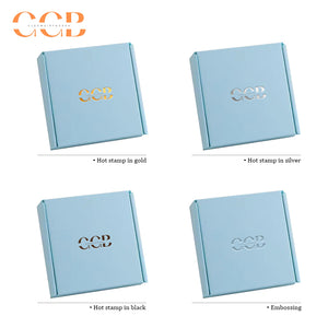 10pcs Blue Corrugated Cardboard Shipping Boxes for Jewelry Packaging Wholesale