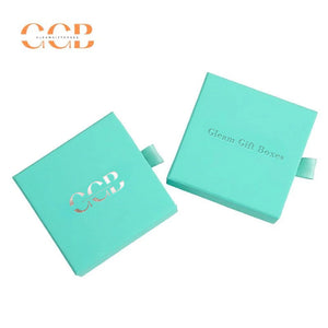 50 pcs Blue Custom Jewelry Drawer Boxes