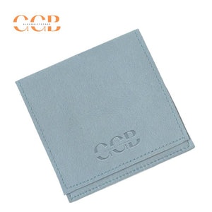 10pcs Blue Microfiber Jewelry Pouches