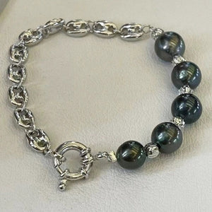 S925 sterling silver half chain buckle