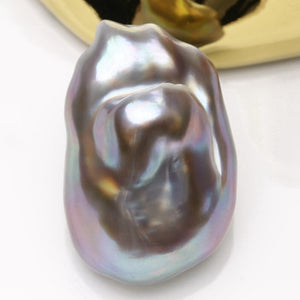 3A 17–18mm Freshwater Keshi Pearl, Irregular Nugget Loose Bead 1pc