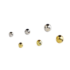 10pcs 2.5-4mm S925 Gold-Plated Flower Spacer Beads for DIY Jewelry Making