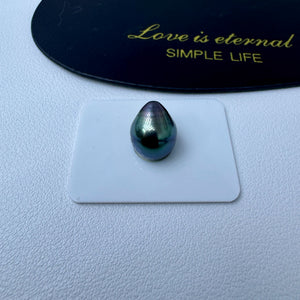 3A Tahitian Baroque Peacock Blue Green Pearl Undrilled