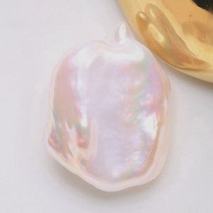 4A Mystic Purple Baroque Freshwater Pearl 14–17mm Undrilled