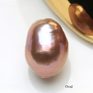 5A Lavender Pink Baroque Freshwater Pearl 8–9mm Undrilled