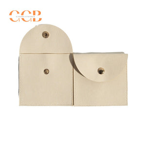 20pcs 9 color jewelry pouch set, 8x8cm suede snap button pouch for rings earrings necklaces, multi color jewelry packaging bags