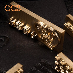 Custom copper logo hot stamping mold for embossing