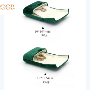 Green Velvet jewelry box set