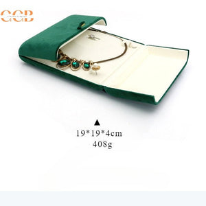 Green Velvet jewelry box set