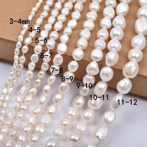 4A 3-11mm Oval Nugget Freshwater Pearl Strand