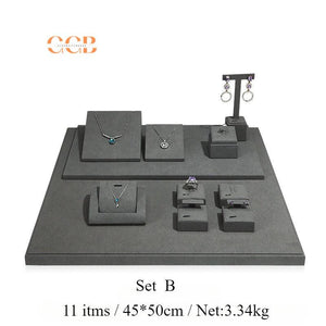 Gray Velvet Jewelry Display Set - Australia Jewellery Package Wholesale