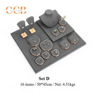 Luxury Velvet Jewelry Display Set for Necklace Ring Earring Showcase - Wholesale AU
