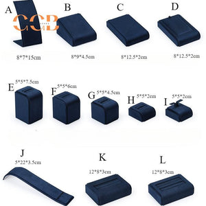 Royal Blue Velvet Jewelry Display Set - Australia Jewellery Package Wholesale