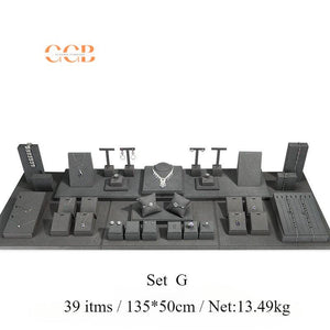 Gray Velvet Jewelry Display Set - Australia Jewellery Package Wholesale