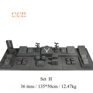 Gray Velvet Jewelry Display Set - Australia Jewellery Package Wholesale