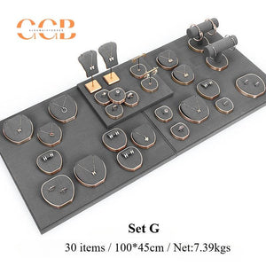 Luxury Velvet Jewelry Display Set for Necklace Ring Earring Showcase - Wholesale AU