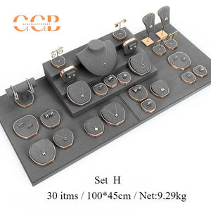 Luxury Velvet Jewelry Display Set for Necklace Ring Earring Showcase - Wholesale AU