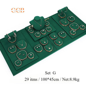 Green Velvet Jewelry Display Set -Australia Jewellery Package Wholesale