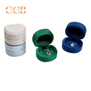 Velvet ring or pendant box – proposal ring box, anniversary gift box, elegant jewelry packaging & storage boxes, engagement box