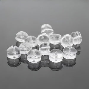 10pairs S925 sterling silver Silicone Backs Ear Stud Back Stoppers