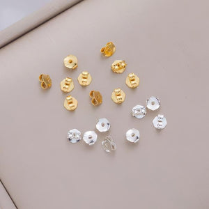 10pairs S925 sterling silver Silicone Backs Ear Stud Back Stoppers