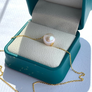 Adjustable 45cm Sterling Silver Chain for Floating Pearl Pendant Jewelry