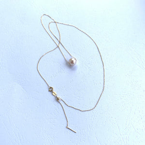 Adjustable 45cm Sterling Silver Chain for Floating Pearl Pendant Jewelry