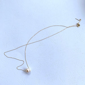Adjustable 45cm Sterling Silver Chain for Floating Pearl Pendant Jewelry