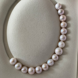 3A 1pc 13-14mm White Round Freshwater Pearl