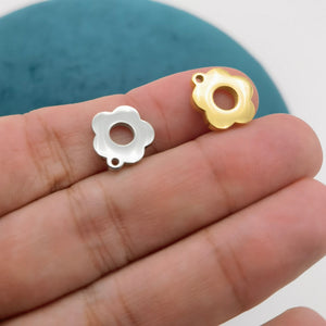 1pc Flower Stainless Steel OT Clasp