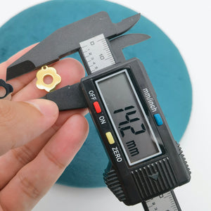 1pc Flower Stainless Steel OT Clasp