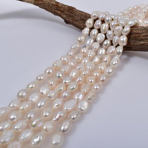 3A 3–12mm Oval Nugget Freshwater Pearl Strands