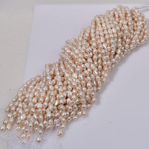 3A 3–12mm Oval Nugget Freshwater Pearl Strands
