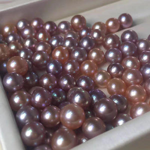 3A 7-13mm Freshwater Dark Purple Dark Pink Pearl