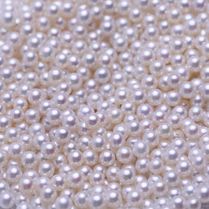 4A 1pc White Round 2-13mm Freshwater Pearls for DIY Jewelry Making and Wholesale
