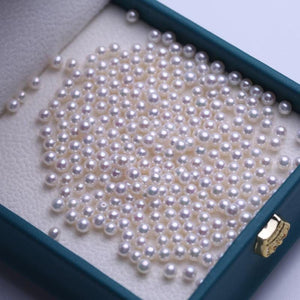 4A 1pc White Round 2-13mm Freshwater Pearls for DIY Jewelry Making and Wholesale