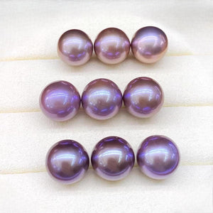 5A 1pc 7-13mm freshwater Pink Purplish pink pearls