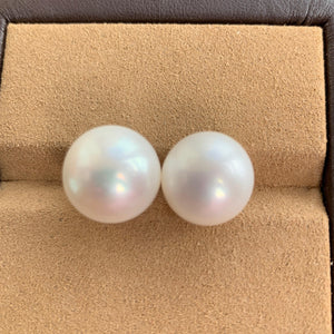 2A 1pc 12-13mm White Round Freshwater Pearl