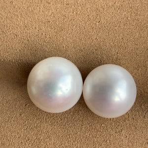 2A 1pc 12-13mm White Round Freshwater Pearl
