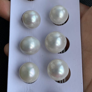 2A 1pc 12-13mm White Round Freshwater Pearl