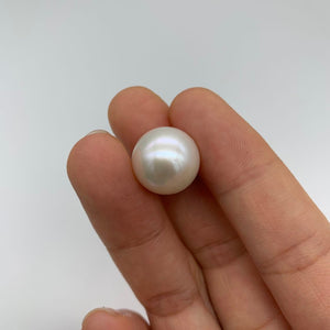 4A 1pc 13,14,15mm White Round Freshwater Pearl