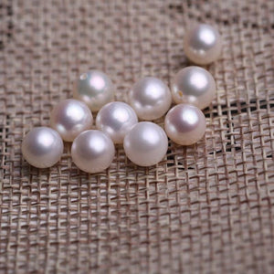 6A 1pc White 3-13mm Freshwater Pearl