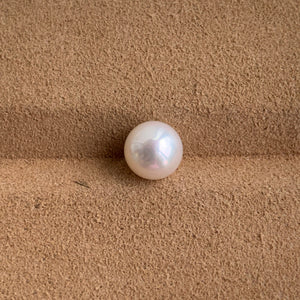 3A 1pc 6-7mm White Round Freshwater Pearl