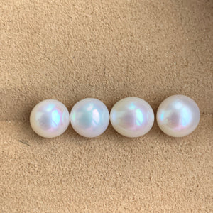 3A 1pc 6-7mm White Round Freshwater Pearl