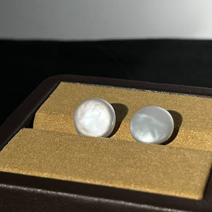 4A 2pcs 11-12mm Freshwater Coin Pearl